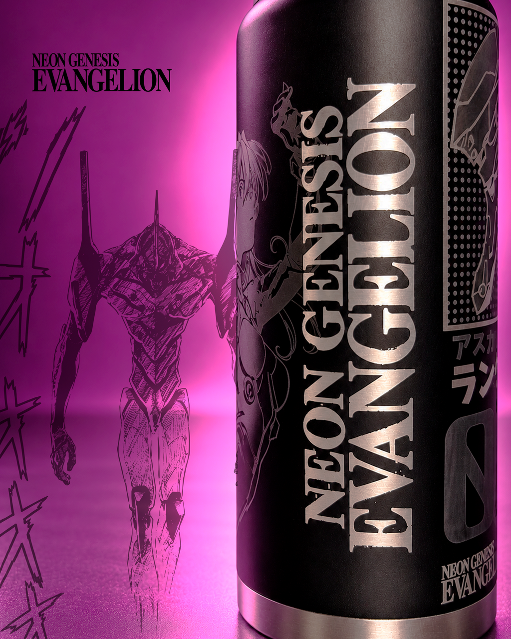 Botella Térmica Neon Genesis Evangelion