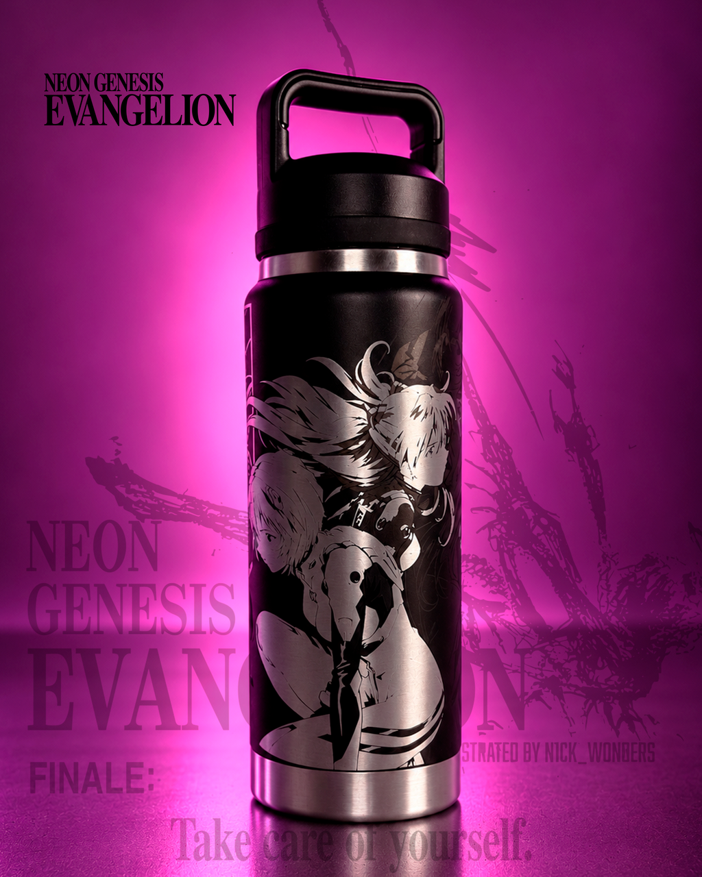 Botella Térmica Neon Genesis Evangelion