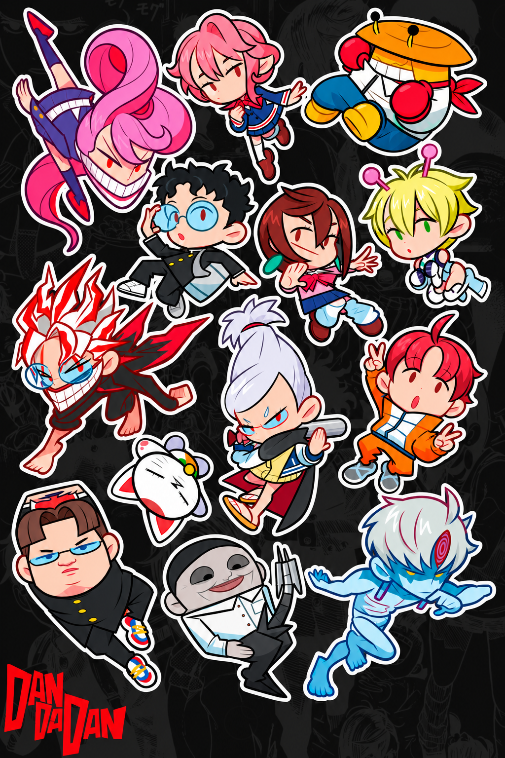 Stickers Dan Da Dan