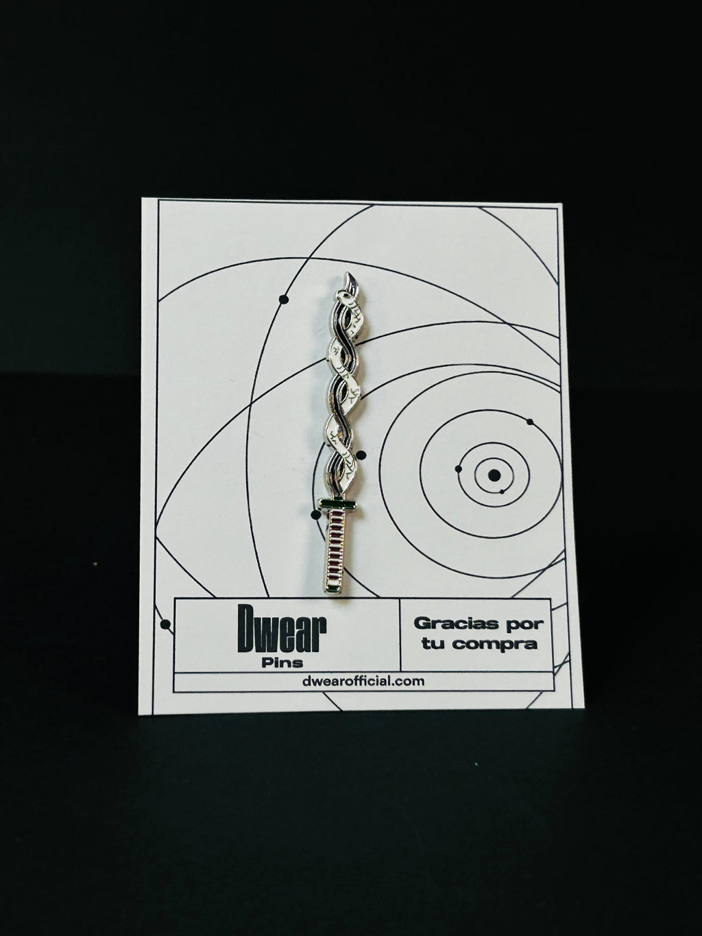 Nichirin 2 de Obanai Iguro Demon Slayer - PIN076