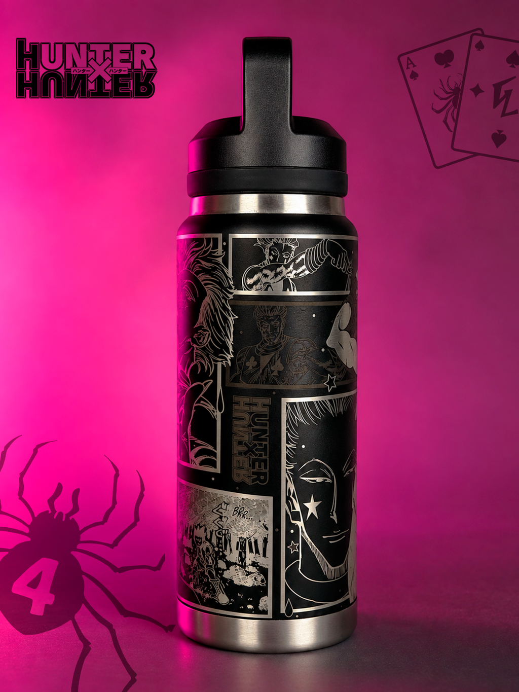 Botella Térmica Hisoka - Hunter X Hunter