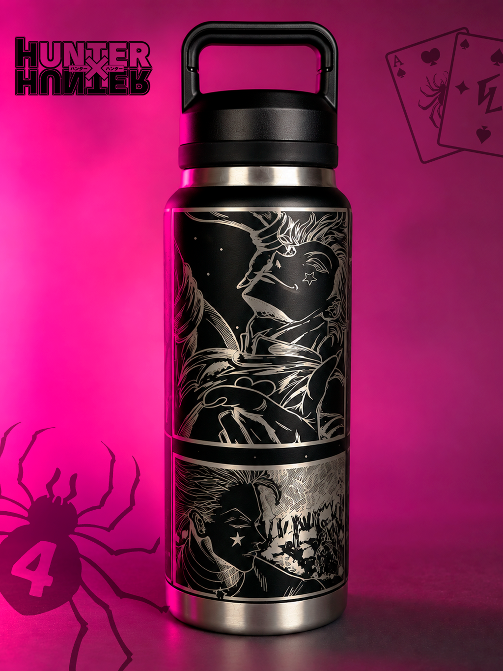 Botella Térmica Hisoka - Hunter X Hunter