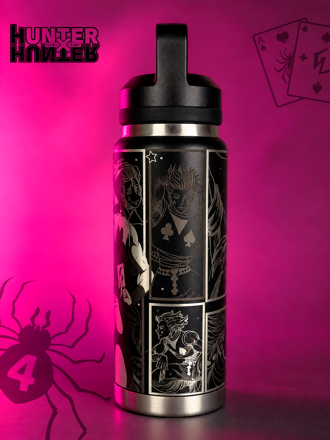Botella Térmica Hisoka - Hunter X Hunter