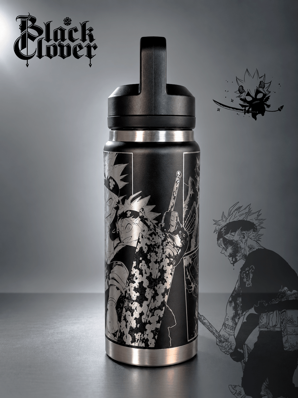 Botella Térmica Asta Black Clover - Dwear