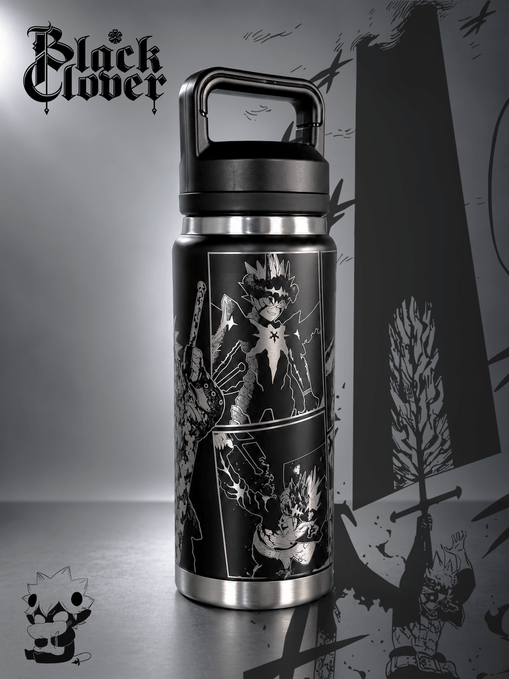 Botella Térmica Asta Black Clover - Dwear