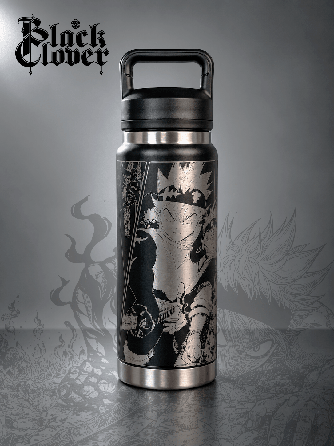 Botella Térmica Asta Black Clover - Dwear