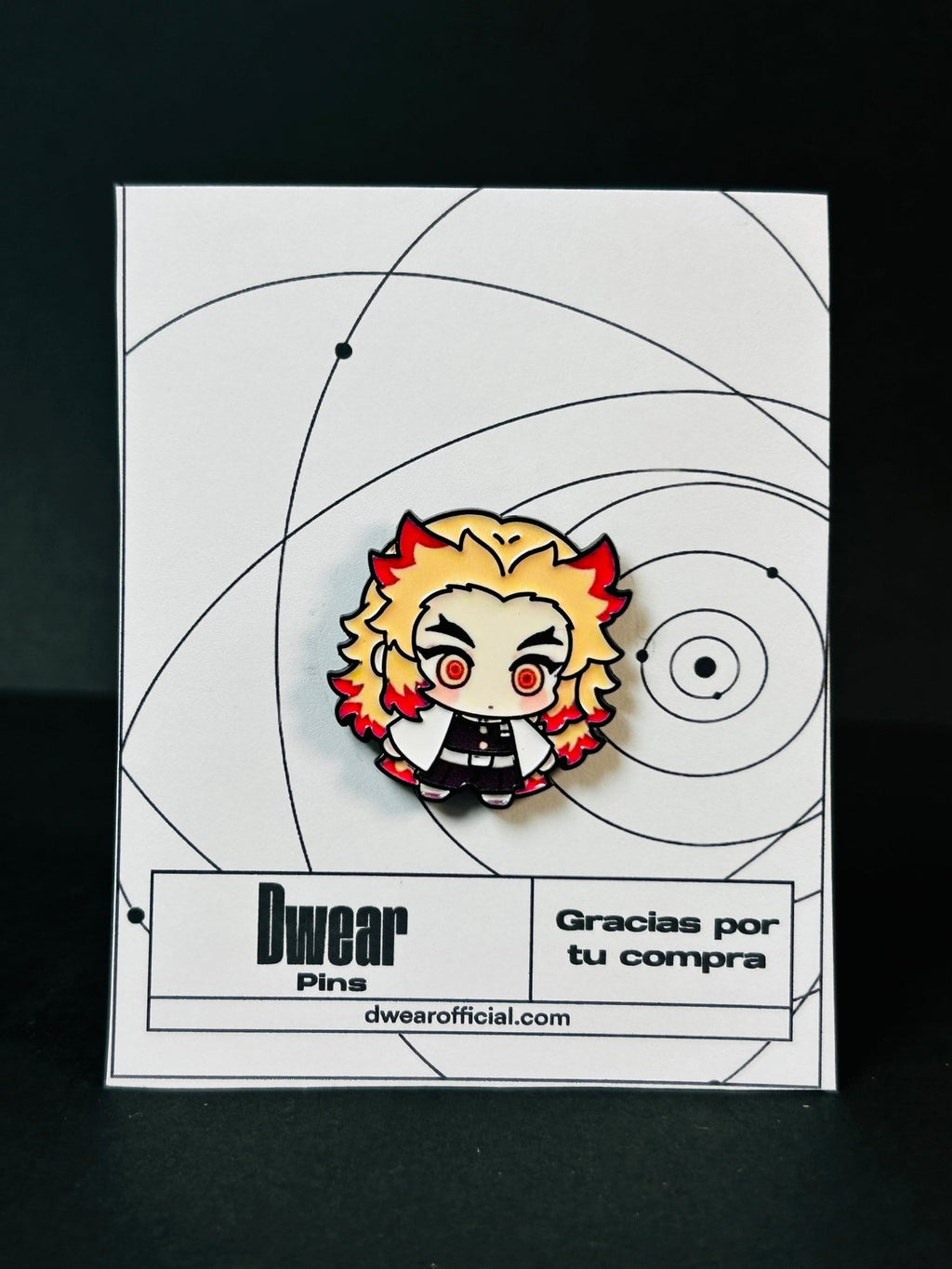 Kyojuro Rengoku Demon Slayer - PIN016 - Dwear