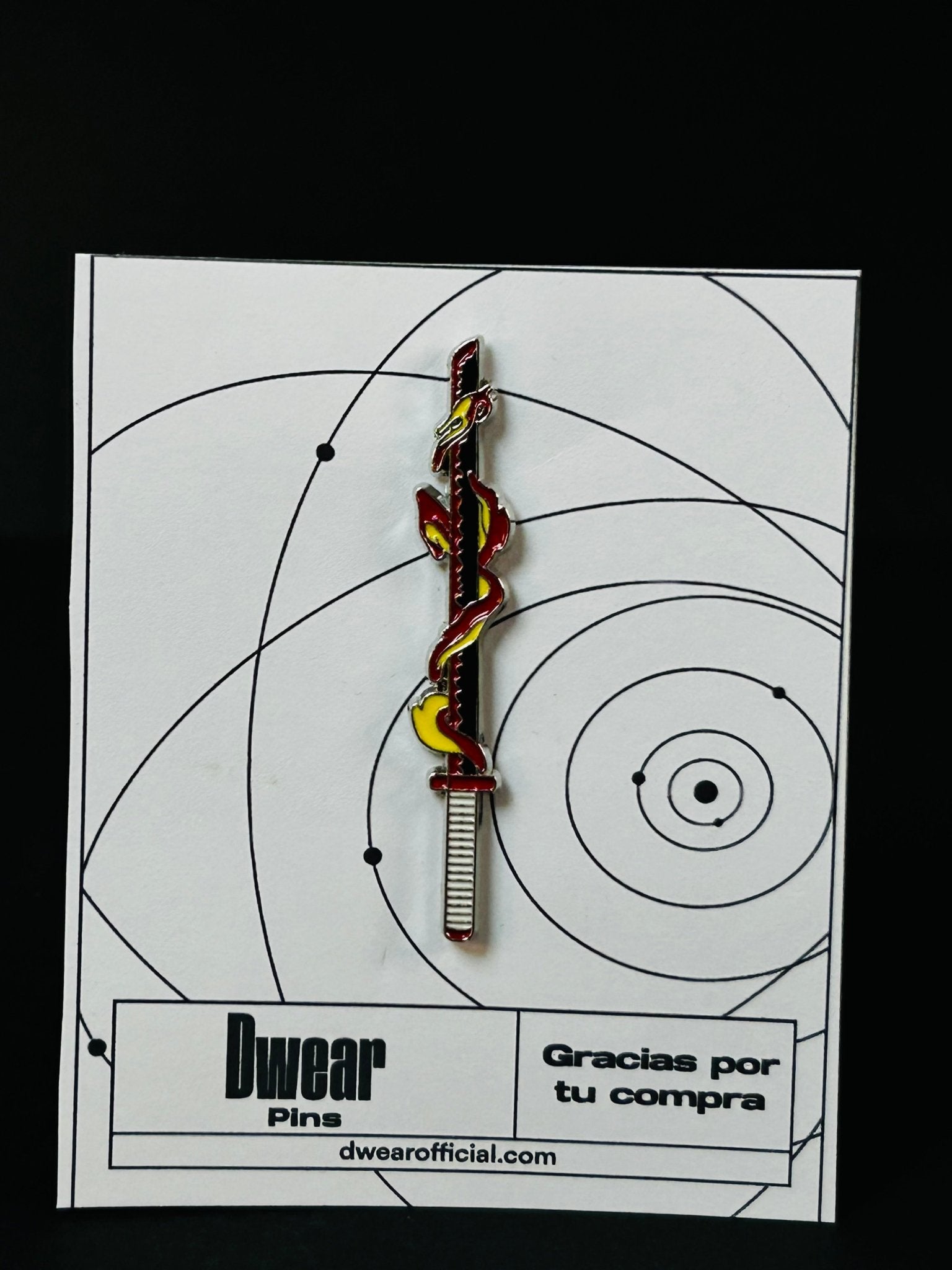 Nichirin de Kyōjurō Rengoku Demon Slayer - PIN069 - Dwear